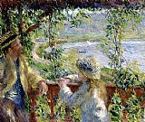 Pierre Auguste Renoir Canvas Paintings - By the Water